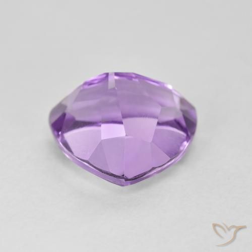 Améthyste Violet Rosâtre naturelle Trillion, 3.08 ct, VVS-VS