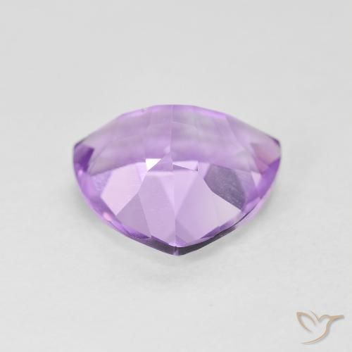 Améthyste Violet rosâtre léger naturelle Trillion, 2.75 ct, VVS-VS