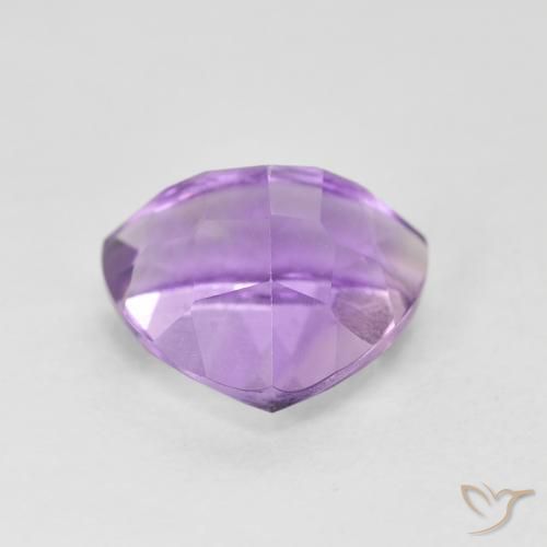 Améthyste Violet Rosâtre naturelle Trillion, 3.20 ct, VVS-VS