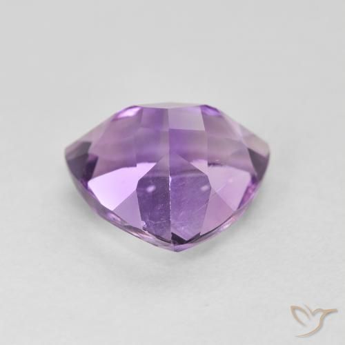 Améthyste Medium Light Purplish-Violet naturelle Trillion, 2.91 ct, VVS-VS