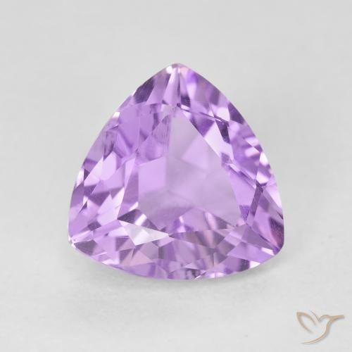 3.05ct Naturel Violet Rosâtre Améthyste, Trillion, VVS-VS