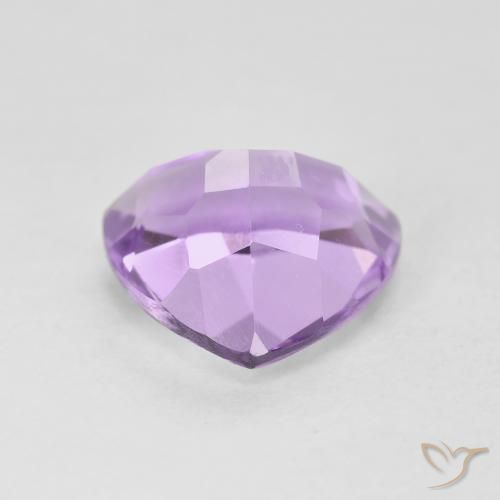 Améthyste Violet Rosâtre naturelle Trillion, 3.05 ct, VVS-VS