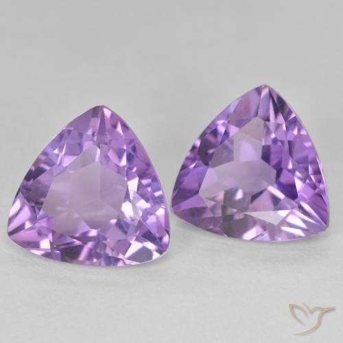 Shop natural 5.33ct Violet moyen Améthyste gems, Trillion, from Brésil at GemSelect. In stock, global shipping!