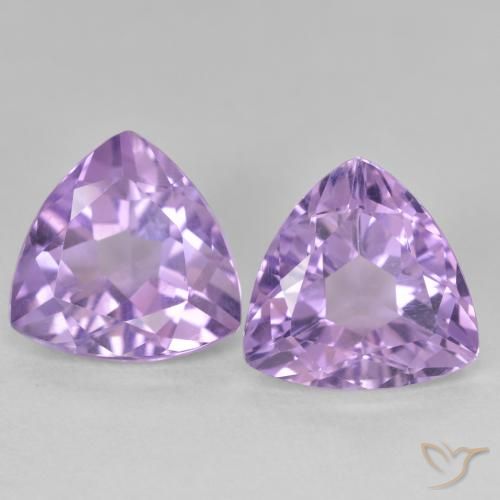 5.75ctw Naturel Violet moyen Améthyste, Trillion, VS
