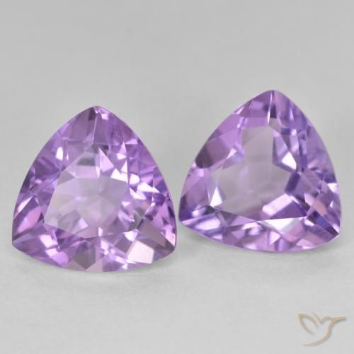 Shop natural 5.71ct Violet moyen Améthyste gems, Trillion, from Brésil at GemSelect. In stock, global shipping!