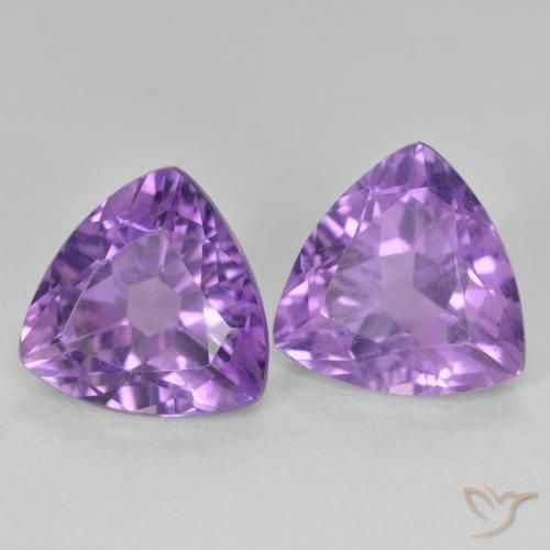 Shop natural 5.72ct Violet Rosâtre Améthyste gems, Trillion, from Brésil at GemSelect. In stock, global shipping!