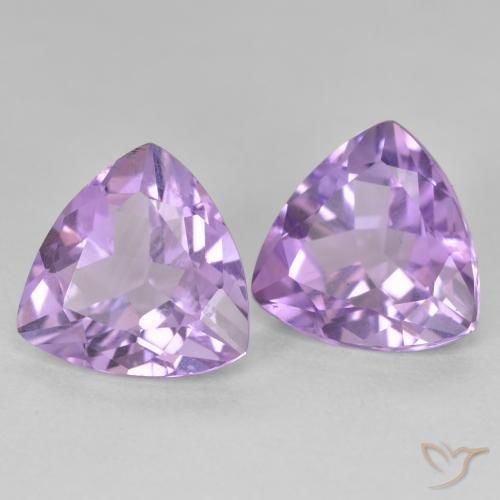 Shop natural 5.71ct Violet Rosâtre Améthyste gems, Trillion, from Brésil at GemSelect. In stock, global shipping!