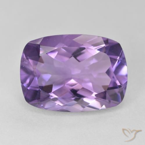 12.54ct Naturel Violet moyen Améthyste, Coussin, VVS