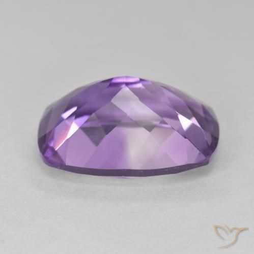 Améthyste Violet moyen naturelle Coussin, 12.54 ct, VVS