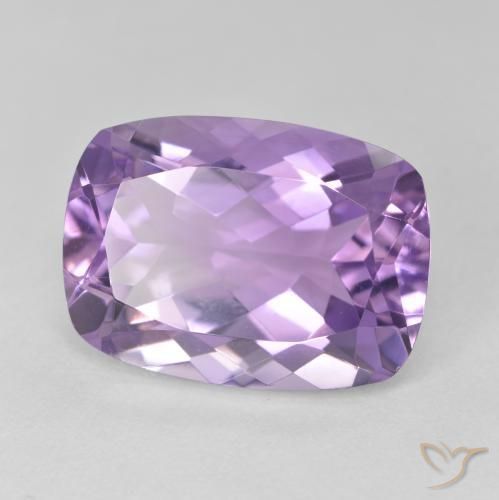 Améthyste Violet foncé naturelle Coussin, 13.05 ct, VVS