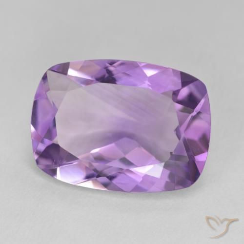 Améthyste Violet Rosâtre naturelle Coussin, 10.94 ct, VVS
