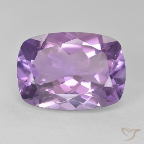 12.83ct Naturel Violet moyen Améthyste, Coussin, VVS