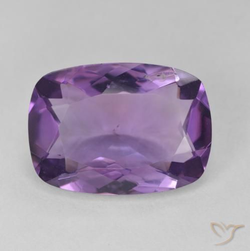 10.37ct Naturel Violet moyen Améthyste, Coussin, VVS