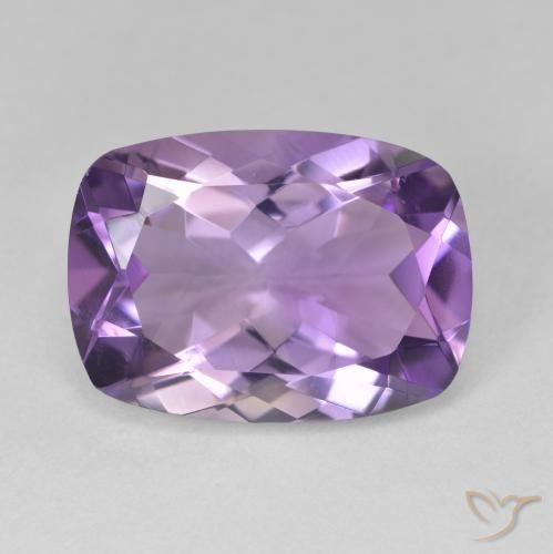 11.40ct Naturel Violet moyen Améthyste, Coussin, VVS