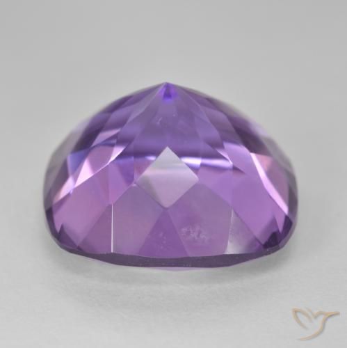 Améthyste Violet Rosâtre naturelle Coussin, 21.91 ct, VVS