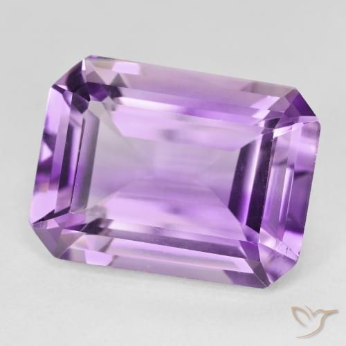 Améthyste Violet violacé naturelle Octogone / coupe Émeraude, 19.30 ct, VVS