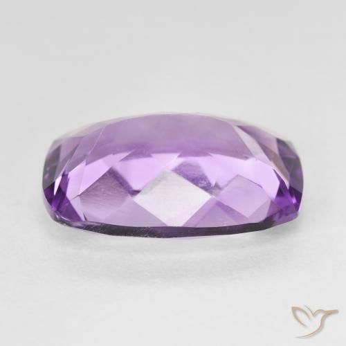 Améthyste Violet violacé naturelle Coussin, 11.09 ct, VVS