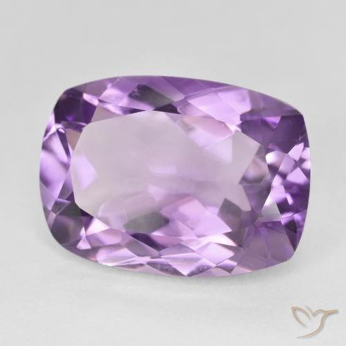 Améthyste Violet violacé naturelle Coussin, 12.53 ct, VVS-VS