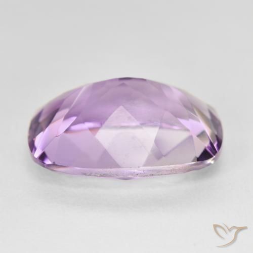 Améthyste Medium Light Purplish-Violet naturelle Coussin, 12.53 ct, VVS