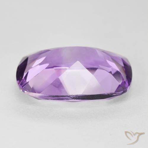 Améthyste Medium Light Purplish-Violet naturelle Coussin, 11.19 ct, VVS