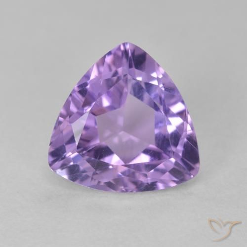 2.89ct Naturel Violet moyen Améthyste, Trillion, VS