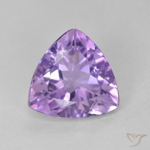 2.72ct Naturel Violet moyen Améthyste, Trillion, VS
