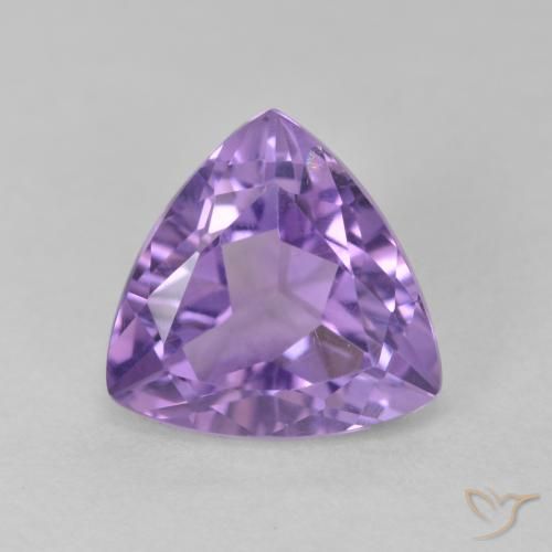3.03ct Naturel Violet Iris Améthyste, Trillion, VS