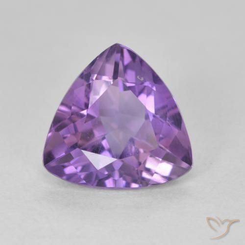 2.72ct Naturel Violet moyen Améthyste, Trillion, VS