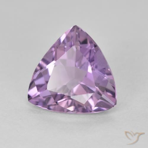 Améthyste Violet Rosâtre naturelle Trillion, 2.70 ct, VS