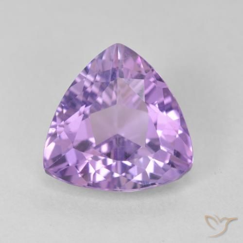 2.94ct Naturel Violet Rosâtre Améthyste, Trillion, VS