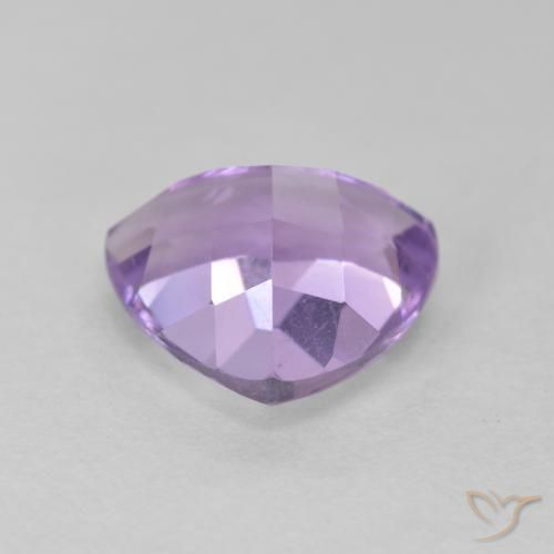 Améthyste Violet Rosâtre naturelle Trillion, 2.94 ct, VS