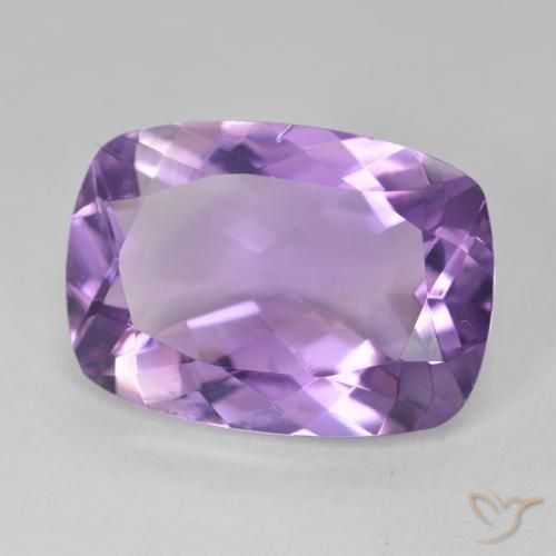 Améthyste Violet moyen naturelle Coussin, 11.50 ct, VVS