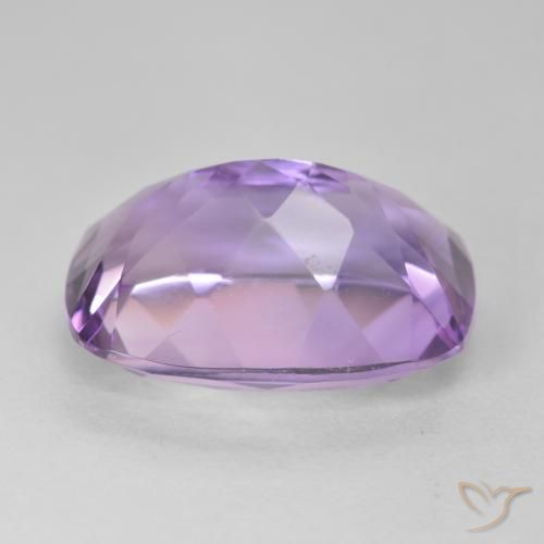 Améthyste Medium Light Purplish-Violet naturelle Coussin, 12.98 ct, VVS