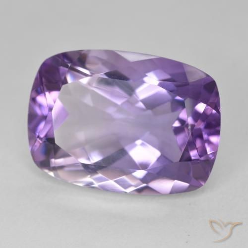 Améthyste Violet foncé naturelle Coussin, 13.08 ct, VVS