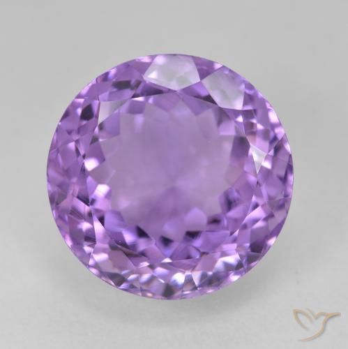 16.48ct Naturel Violet moyen Améthyste, Tour, VVS