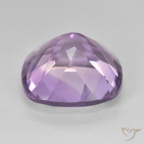 Améthyste Violet moyen naturelle Coussin, 12.33 ct, VVS