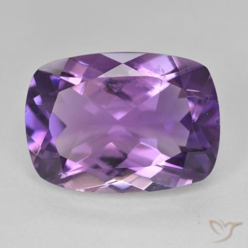 12.13ct Naturel Violet violacé Améthyste, Coussin, VVS