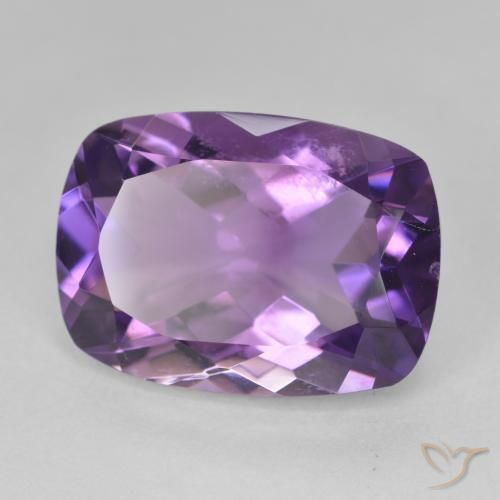Améthyste Violet violacé naturelle Coussin, 12.13 ct, VVS