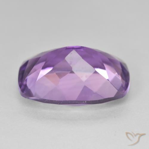 Améthyste Violet violacé naturelle Coussin, 12.13 ct, VVS