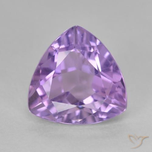 3.14ct Naturel Violet foncé Améthyste, Trillion, VS
