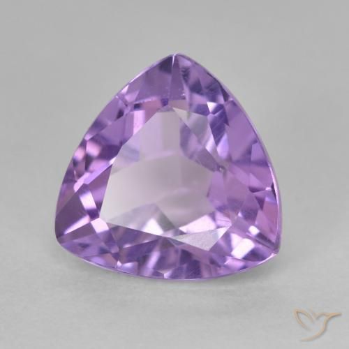 Améthyste Violet foncé naturelle Trillion, 3.14 ct, VS