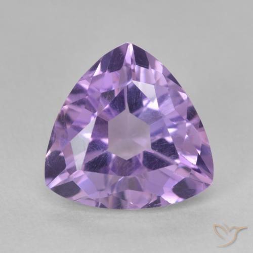 3.10ct Naturel Violet iris profond Améthyste, Trillion, VS