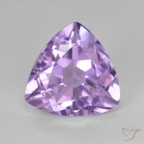 3.08ct Naturel Violet Rosâtre Améthyste, Trillion, VS