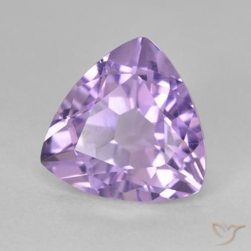 Améthyste Violet Rosâtre naturelle Trillion, 3.08 ct, VS
