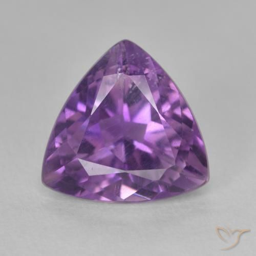 2.83ct Naturel Violet moyen Améthyste, Trillion, VS