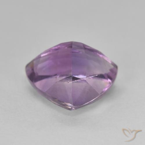 Améthyste Violet moyen naturelle Trillion, 2.83 ct, VS