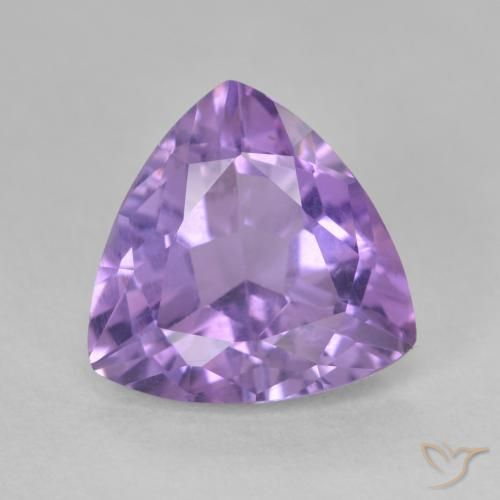 2.81ct Naturel Violet iris profond Améthyste, Trillion, VS