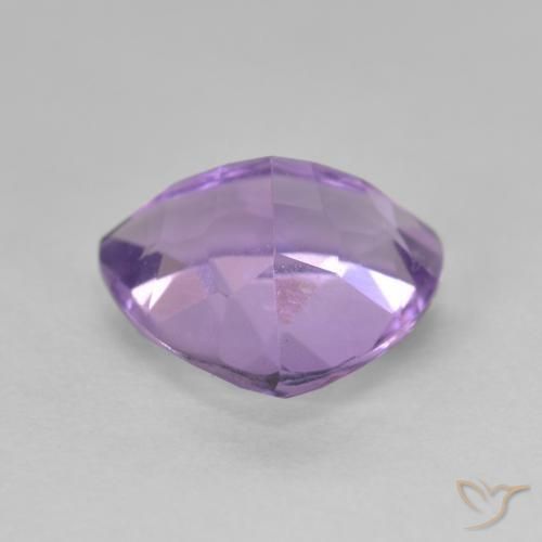 Améthyste Violet iris profond naturelle Trillion, 2.81 ct, VS