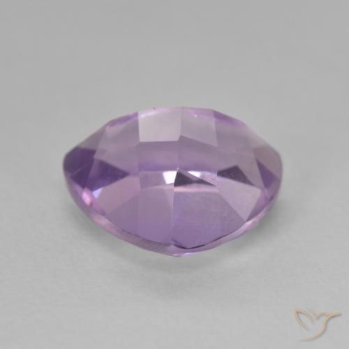 Améthyste Violet iris profond naturelle Trillion, 2.82 ct, VS