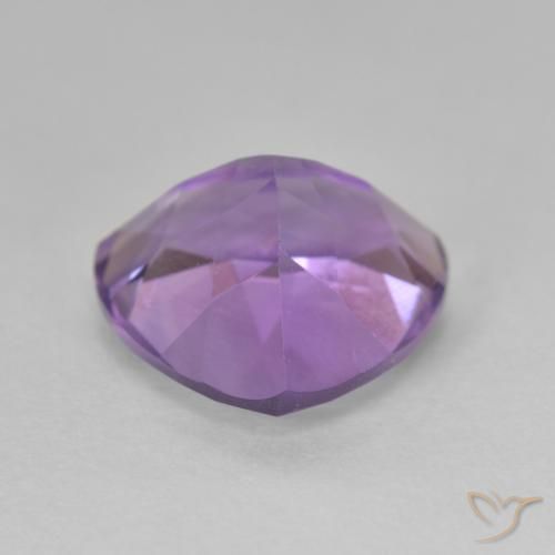 Améthyste Violet iris profond naturelle Trillion, 2.91 ct, VS